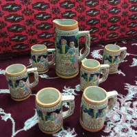 پارچ و لیوان  انتیک قدیمی