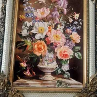 تابلو فرش ابریشم