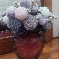 گل شمع دستساز