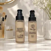 کرم پودر miss fine  با spf15 فاقد چربی و پارابن
