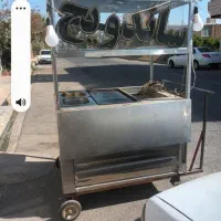 فرساندویچ سیار ظرف شویی دو لگن و آبچکان