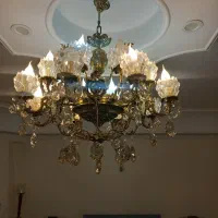 لوستر ۸ شاخه برنجی