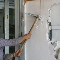 تخریب تخریب کلی جزئ بنایی سیمان کاری گچ کاری فوری