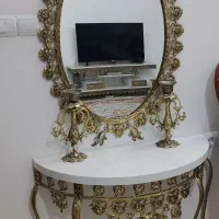 آینه شمعدان برنز