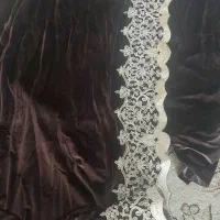شال پرده مخمل