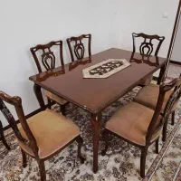 میز ناهار خوری ۶ نفره چوب راش