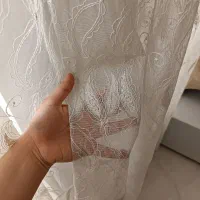 پرده حریر سالم بی عیب