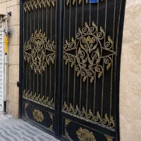 درب پارکینگ دولنگه فرفوژه شیک