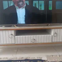میز تی وی سالم سفیدطلایی