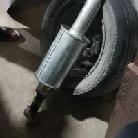 در عقب پراید و گلگیر پراید