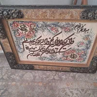 تابلو فرش دستباف گل ابریشم
