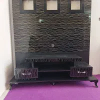 میز تلویزیون LED تمام هایگلاس