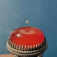 انگشتر عقیق رکاب دست ساز