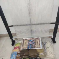 نخ و نقشه و دارقالی چله کشی شده کوروش و ماندانا