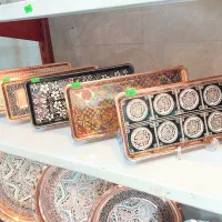 رولت خوری مسی ( ترمه نقره)