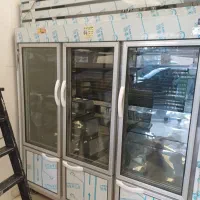 یخچال ۳ درب صندوق دار تمام استیل