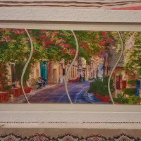 تابلو عکس دیواری طبیعت درحد نو و تمیز