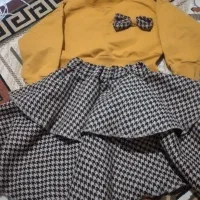 کراپ دامن پاییزی