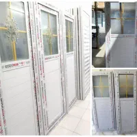 درب حمام سرویس/ پارتیشنupvc/pvc/دربا شیشه سندبلاست