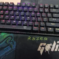 کیبورد گیمینگ مکانیکال سوئیچ قرمز تی دگر در حد نو