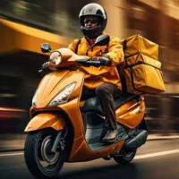 پیک دارای موتور سیکلت