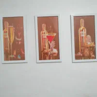 تابلو سه تیکه سالم درحد نو