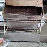 کباب پز ذغالی جنس استیل