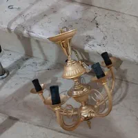 لوستر برنج  سالم سایز کوچیکه ۵ شعله
