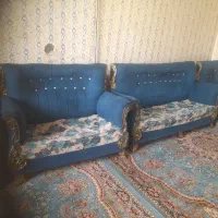مبل فیروزه ای زیبا