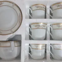 سرویس چینی فنجان و نعلبکی