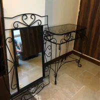 کنسول و آینه فرفورژه