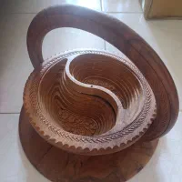 سبد چوبی دستساز تاشو کیفیت اورجینال و مرغوب