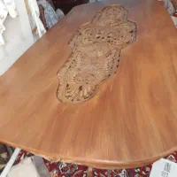 میزنهار خوری چوبی منبت کلاسیک