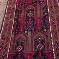 فرش دستباف قدیمی سال 1370بافته شده|فرش|مشهد, توس|دیوار