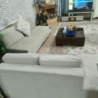 مبل 5 نفره ال با میز و کنسول