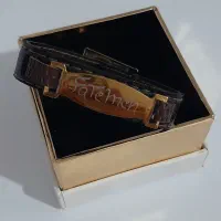 دستبند اسم فاطمه طرح چرم