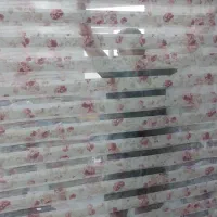 پرده زبرا ترک  بدون پارگی به علت جابه جایی