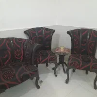 یک دست مبل ۹ نفره به همراه عسلی