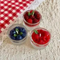 شمع بلوبری و تمشک