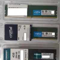 رم 4 گیگابایت kingmax& Crucial  ram DDR4 4gb