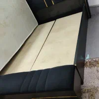 سرویس خواب چوب دونفره لاکچری نوار نور دار شیک