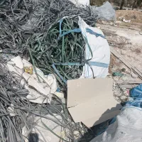 حدود ۶ تن ضایعات تسمه پپ کارتن و نایلون و پلاستیک