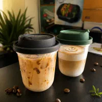 لیوان با درب لب نوش ۳۶۰ سی سی