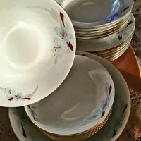 چینی ۱۹پارچه قدیمی مارک مقصود