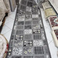 کناره گلیم خشتی طوسی