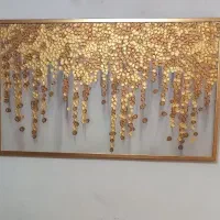 فروش دوعدد تابلو طلاکوب و مخمل