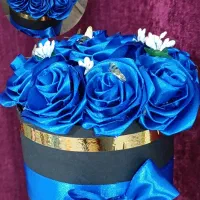 انواع گل های روبانی ، با رنگ های متنوع تکی و باکس