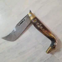 چاقو دسته شاخ میخ کوب