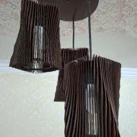 لوستر چوبی
