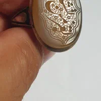 انگشتر نقره جزع یمنی